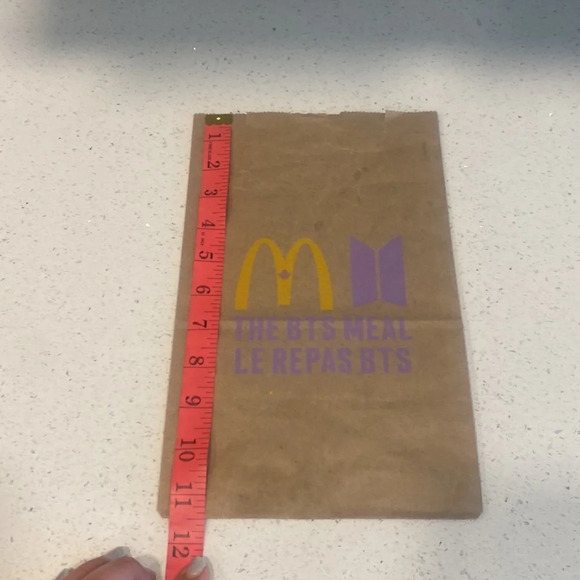 Rare find!! McDonald’s  BTS brown paper bag Collectors - Picture 5 of 6